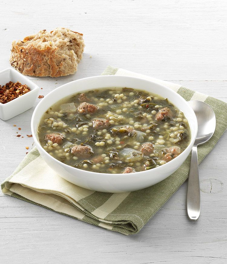 Italian Style Wedding Soup with Meatballs