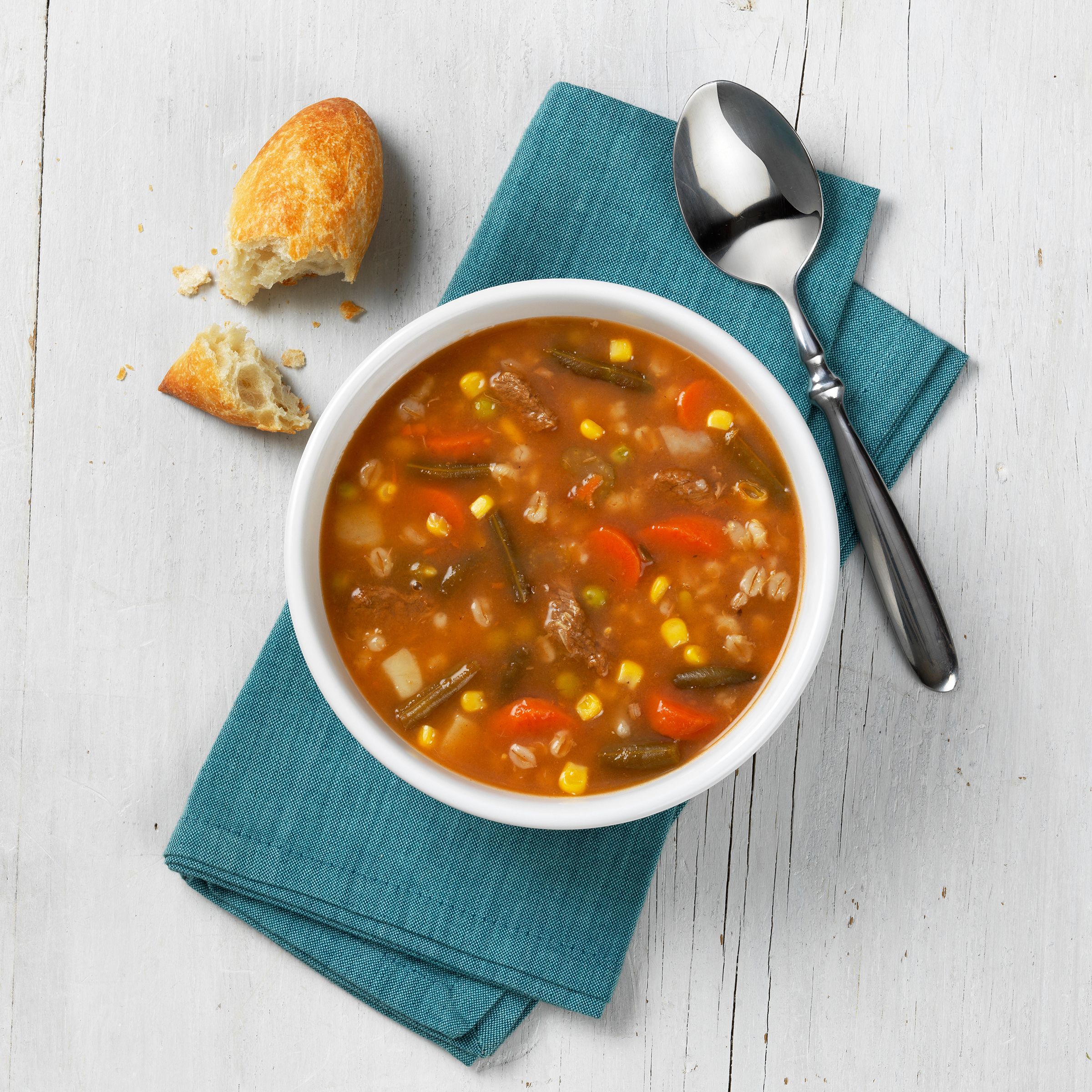 Vegetable Beef with Barley Soup