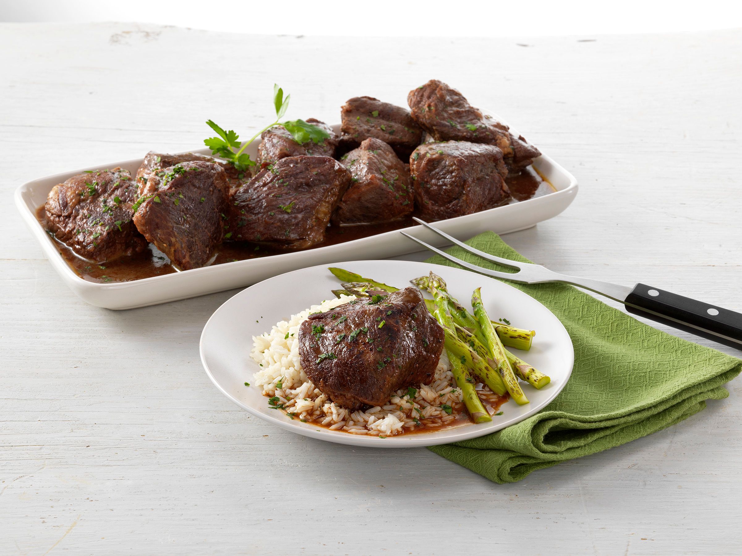 Fully Cooked Banquet-Pack Boneless Beef Short Ribs