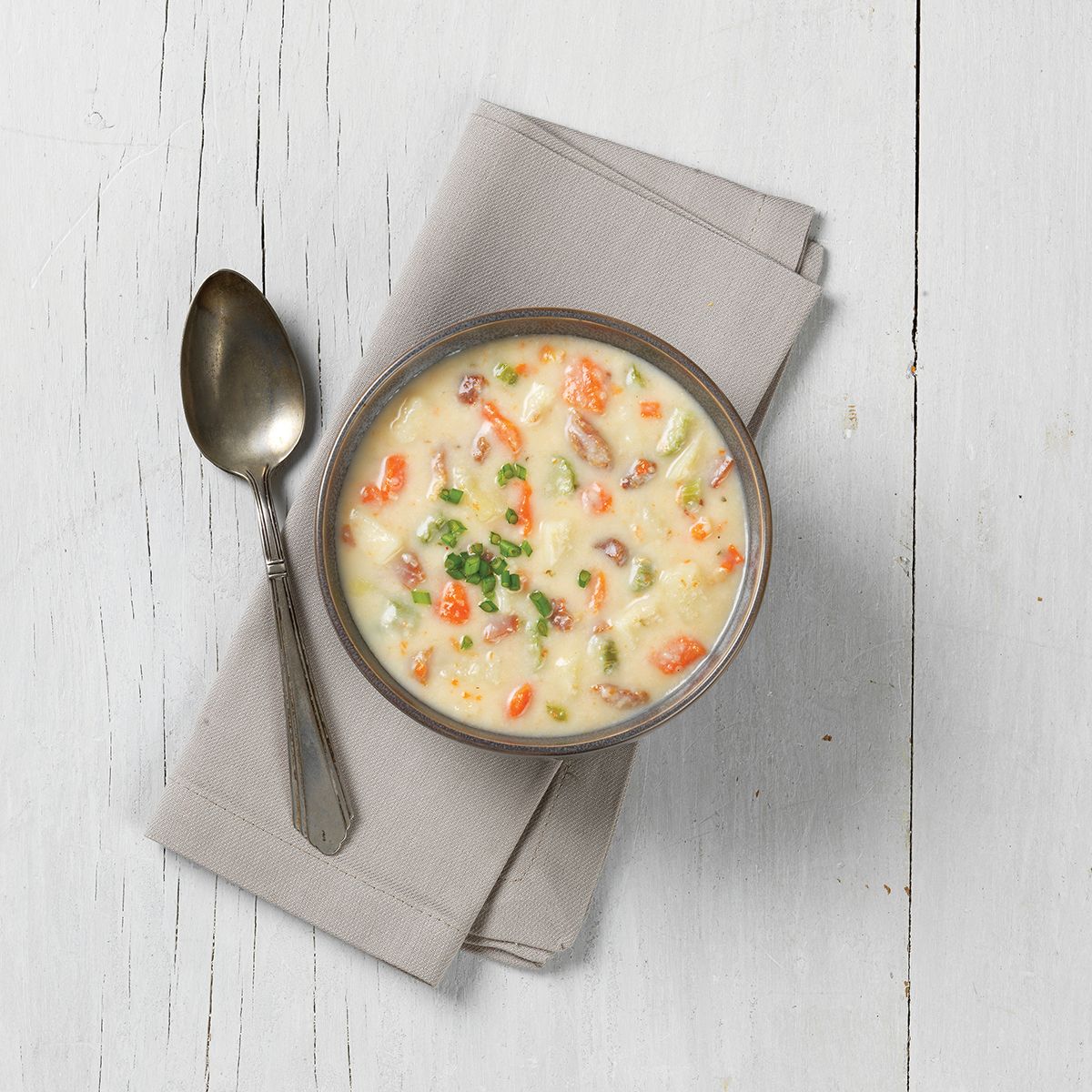 Potato with Uncured Bacon Soup