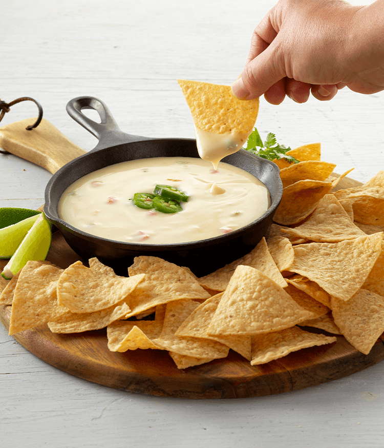White Queso with Jalapenos