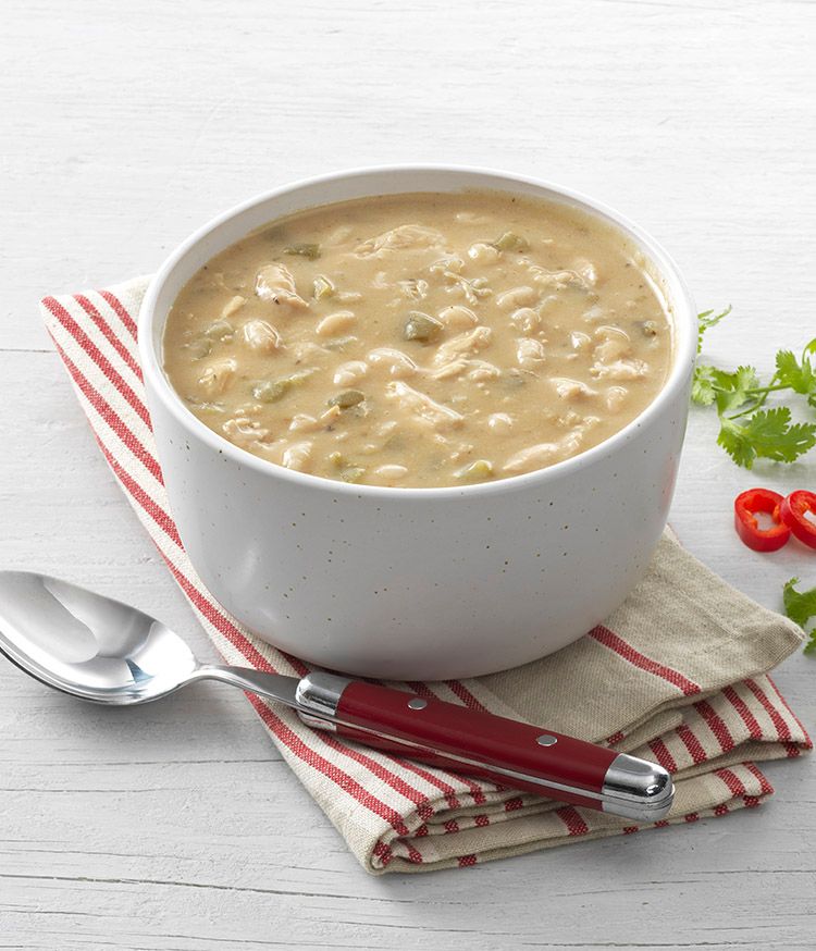 White Chicken Chili with Cilantro