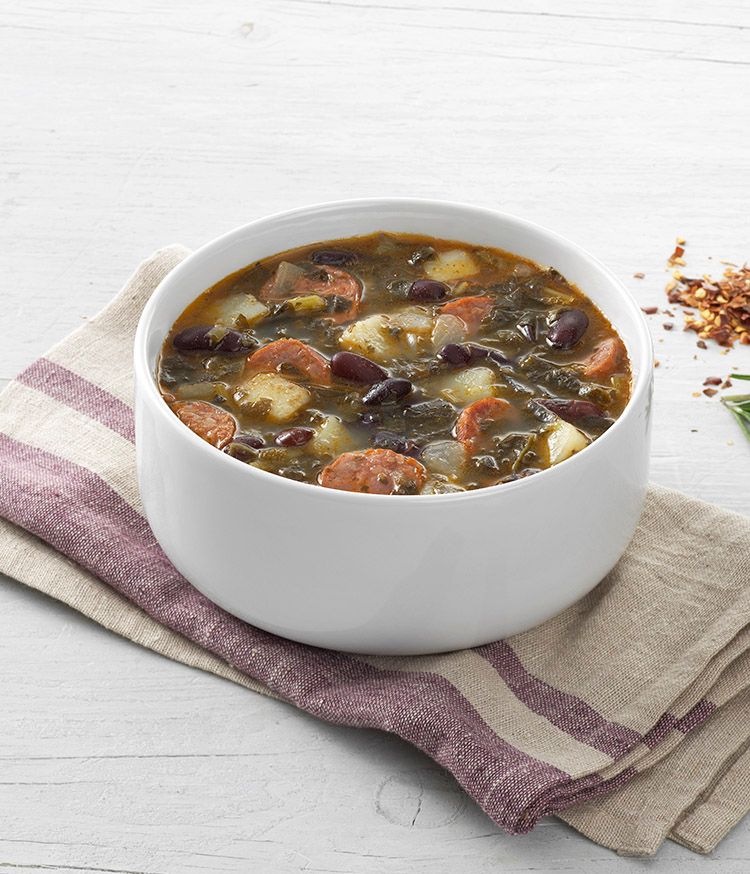 Portuguese Kale Soup with Linguica