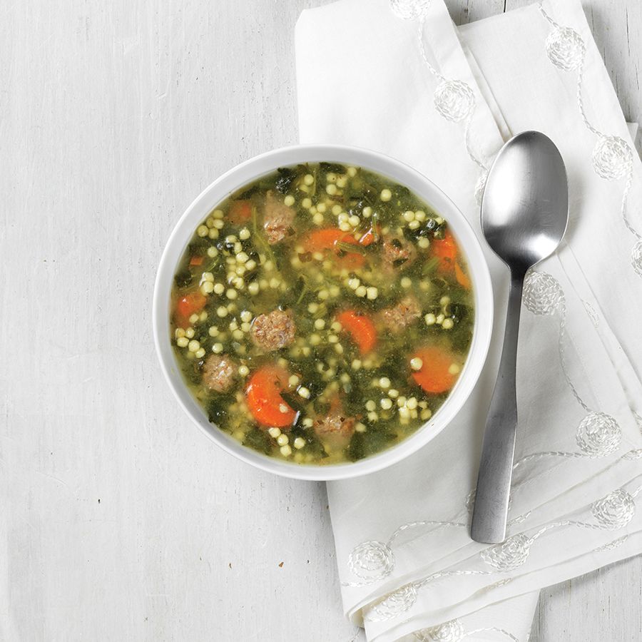 Italian Style Wedding Soup with Meatballs